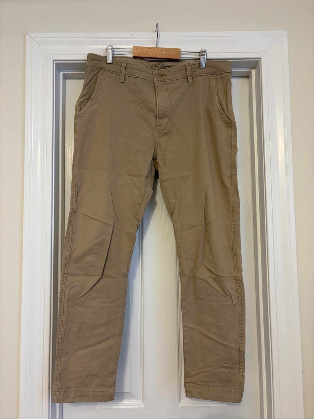 Levi's Men's Khaki Tan XX Chino Pants Slim Taper